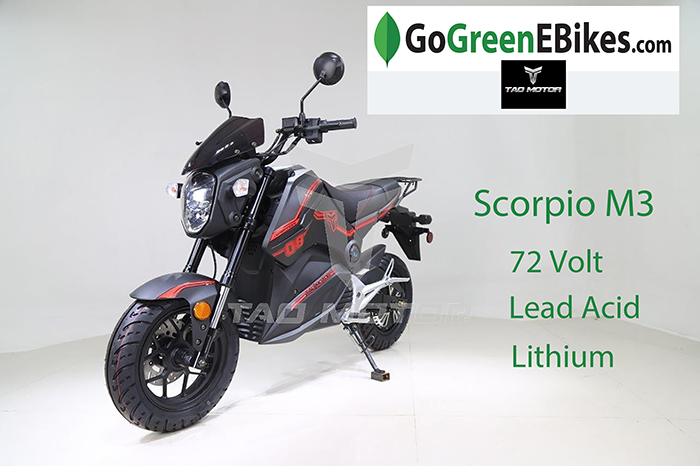 Scorpio M3  Tao Motor  Go Green Ebikes 